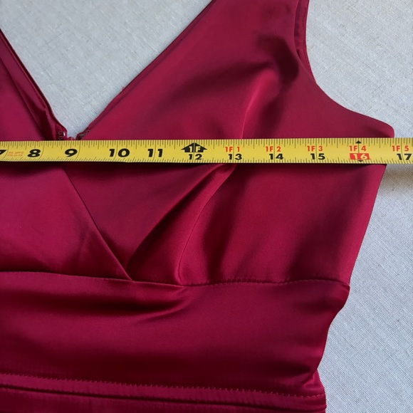 Calvin Klein Red Sleeveless Sheath Midi Dress Women’s Size 4 - Picture 8 of 11